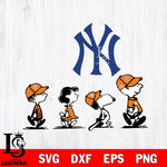 New York Yankees snoopy Svg Eps Dxf Png File, Digital Download, Instant Download