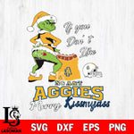 North Carolina A&T Merry kissmyass grinch Svg Eps Dxf Png File,NCAA Svg Files,Digital Download,Sublimation,Instant Download