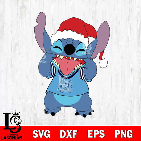 North Carolina Tar Heels Christmas Stitch Disney Svg Eps Dxf Png File, Digital Download, Instant Download