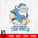 North Carolina Tar Heels Santa Claus Angry Svg dxf eps png pdf file,NCAA svg,Digital Download,Cricut file