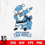 North Carolina Tar Heels Santa Claus Ugly Svg dxf eps png pdf file,NCAA svg,Digital Download,Cricut file