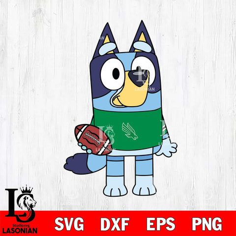 North Texas Mean Green Bluey 2 Svg Eps Dxf Png File, Digital Download, Instant Download