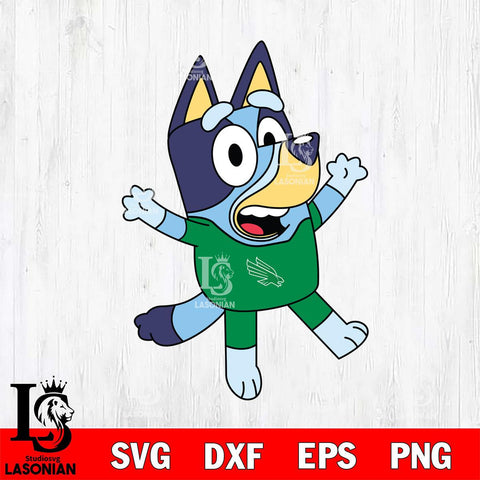 North Texas Mean Green Bluey 3 Svg Eps Dxf Png File, Digital Download, Instant Download