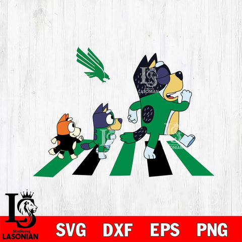 North Texas Mean Green Bluey 6 Svg Eps Dxf Png File, Digital Download, Instant Download