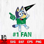 North Texas Mean Green Bluey #1 Fan Svg Eps Dxf Png File,NCAA Svg Files,Bluey svg ,Digital Download ,Instant Download, Cricut File