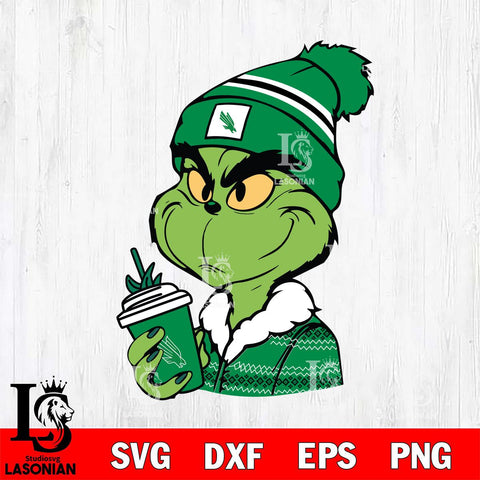 North Texas Mean Green Boujee Grinch Svg Eps Dxf Png File, Digital Download, Instant Download