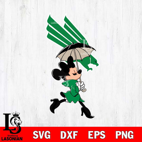 North Texas Mean Green Fancy Minnie Svg Eps Dxf Png File, Digital Download, Instant Download