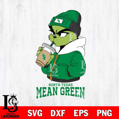 North Texas Mean Green Grinch Bougie Christmas Cut Files Cricut, Svg Dxf Eps Png file, Digital download , Silhouette