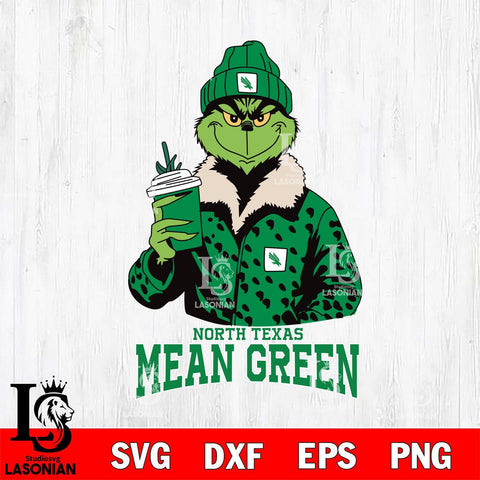 North Texas Mean Green Grinch Christmas Cut Files Cricut, Svg Dxf Eps Png file, Digital download , Silhouette