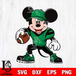 North Texas Mean Green Mickey Mouse Svg Eps Dxf Png File, NCAA svg, Digital Download, Instant Download