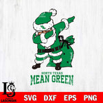 North Texas Mean Green Santa Claus Ugly Svg dxf eps png pdf file,NCAA svg,Digital Download,Cricut file