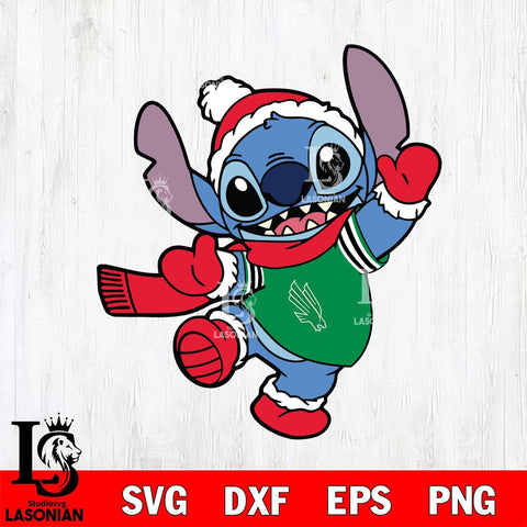 North Texas Mean Green Stitch Disney Christmas Svg Eps Dxf Png File, Digital Download, Instant Download