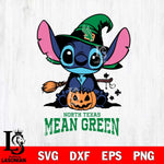 North Texas Mean Green Stitch witch Svg Eps Dxf Png File, NCAA svg, Digital Download, Instant Download