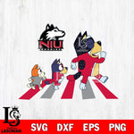 Northern Illinois Huskies Bluey 6 Svg Eps Dxf Png File, Digital Download, Instant Download