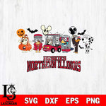 Northern Illinois Huskies Bluey Halloween Svg Eps Dxf Png File, Digital Download, Instant Download