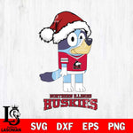 Northern Illinois Huskies Christmas Bluey Hat Cut Files,Bluey Cricut,Christmas Svg , Bluey svg , Digital Download, dxf eps png pdf file