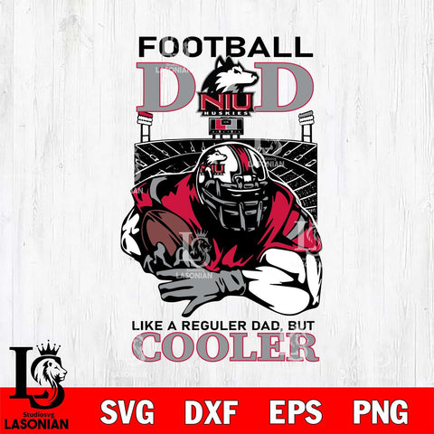 Northern Illinois Huskies Football Dad Cooler Svg Eps Dxf Png File, Digital Download, Instant Download