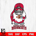 Northern Illinois Huskies Gnomes Christmas Svg Eps Dxf Png File, Digital Download, Instant Download