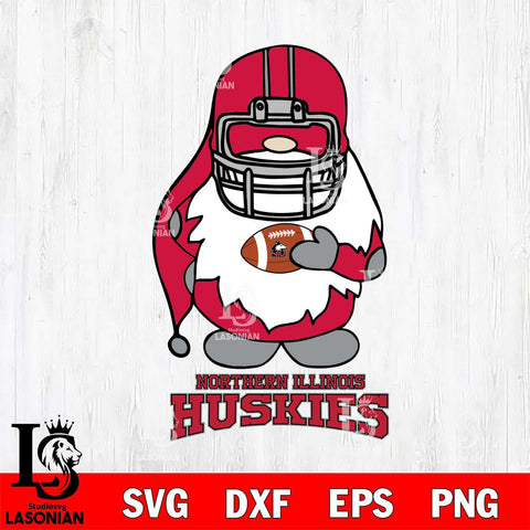 Northern Illinois Huskies Gnomes Christmas Svg Eps Dxf Png File, Digital Download, Instant Download