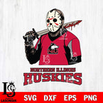 Northern Illinois Huskies Jason Voorhees 11 Svg Eps Dxf Png File, Digital Download