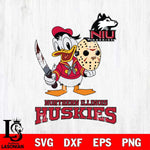 Northern Illinois Huskies Jason Voorhees 12 Svg Eps Dxf Png File, Digital Download