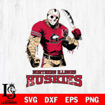 Northern Illinois Huskies Jason Voorhees Svg Eps Dxf Png File, Digital Download