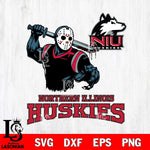 Northern Illinois Huskies Jason Voorhees 5 Svg Eps Dxf Png File, Digital Download