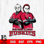 Northern Illinois Huskies Jason Voorhees 8 Svg Eps Dxf Png File, Digital Download