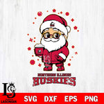 Northern Illinois Huskies Santa Claus Coffe Svg dxf eps png pdf file,NCAA svg,Digital Download,Cricut file