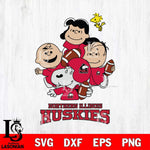 Northern Illinois Huskies Snoopy Sport 4 Svg Eps Dxf Png File, Digital Download