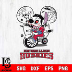 Northern Illinois Huskies Stitch Jigsaws Halloween Svg Eps Dxf Png File, Digital Download, Instant Download