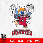 Northern Illinois Huskies Stitch Michael Halloween Svg Eps Dxf Png File, Digital Download, Instant Download