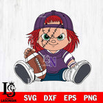 Northwestern Wildcats Chucky Horror 11 Svg Eps Dxf Png File, NCAA svg, Digital Download, Instant Download