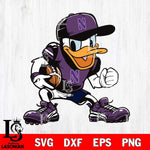 Northwestern Wildcats Donal Duck Svg Eps Dxf Png File, NCAA svg, Digital Download, Instant Download