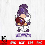 Northwestern Wildcats Gnomes Christmas football Svg Eps Dxf Png File, Digital Download, Instant Download