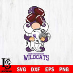 Northwestern Wildcats Gnomes Helmet Svg Eps Dxf Png File, Digital Download, Instant Download