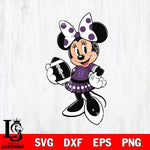 Northwestern Wildcats Minnie Mouse Svg Eps Dxf Png File, NCAA svg, Digital Download, Instant Download