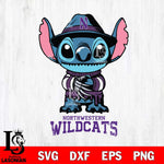 Northwestern Wildcats Stitich Freddy Krueger Svg Eps Dxf Png File, NCAA svg, Digital Download, Instant Download