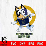 Notre Dame Fighting Irish Bandit Heeler Rugby Svg Eps Dxf Png File, Digital Download ,Instant Download, Cricut File