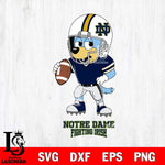 Notre Dame Fighting Irish Bluey rugby Svg Eps Dxf Png File, Digital Download ,Instant Download, Cricut File