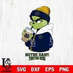 Notre Dame Fighting Irish Grinch Bougie Sport Svg Eps Dxf Png File, Digital Download, Instant Download