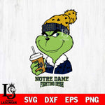 Notre Dame Fighting Irish Grinch hat Svg Eps Dxf Png File, Digital Download, Instant Download