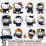 Notre Dame Fighting Irish NCAA Bundle 12 Svg Eps Dxf Png File, NCAA svg, Digital Download, Instant Download