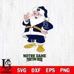 Notre Dame Fighting Irish Santa claus Svg dxf eps png pdf file,NCAA svg,Digital Download,Cricut file