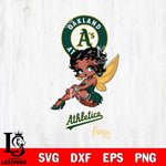 Oakland Athletics Beauty Black Fairy Betty Boop