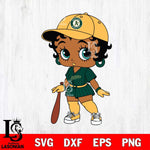 Oakland Athletics Betty Boop MLB 7 Svg Eps Dxf Png File, MLB svg, Digital Download, Instant Download