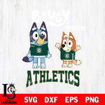 Oakland Athletics Bluey & Bingo 4 Svg Eps Dxf Png File, MLB svg, Digital Download, Instant Download