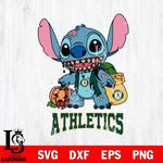 Oakland Athletics Stitch Zombie Svg Eps Dxf Png File, MLB svg, Digital Download, Instant Download