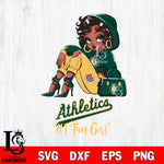 Oakland Athletics #1 beauty Black Fan Girl