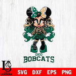 Ohio Bobcats Beauty Minnie Mouse Svg Eps Dxf Png File, Digital Download, Instant Download